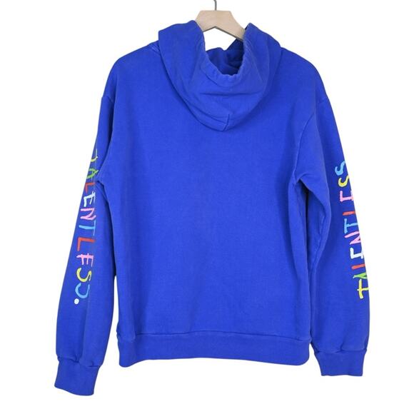 Talentless Elementary Limited Edition Blue Hoodie Size Medium - Picture 2 of 9